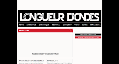 Desktop Screenshot of longueurdondes.com